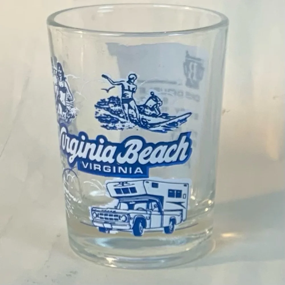 Virginia Beach, Virginia double shot glass.